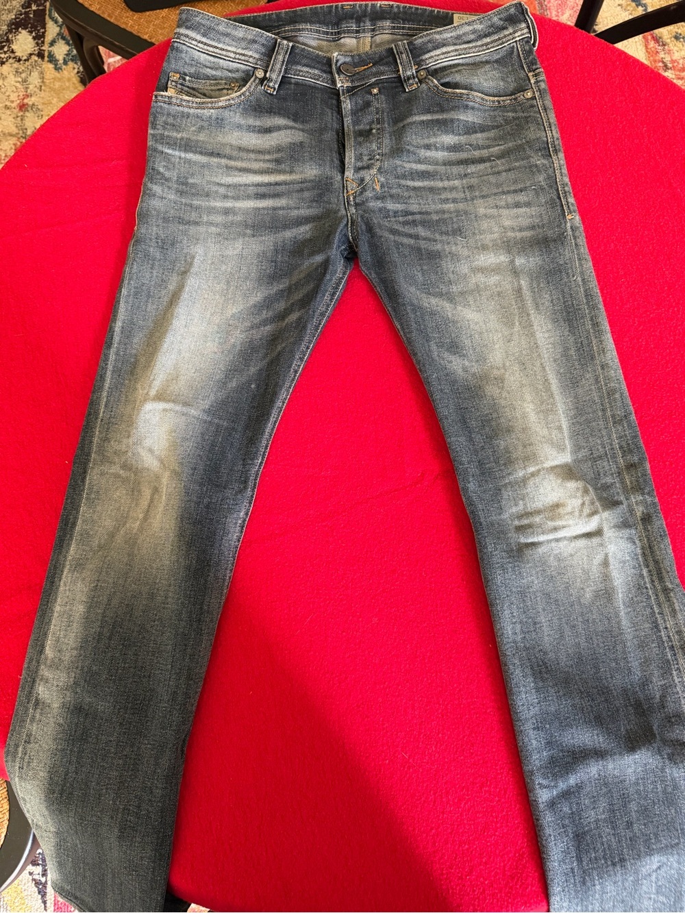 Diesel Men's Safado 28x30 Slim Straight Jeans